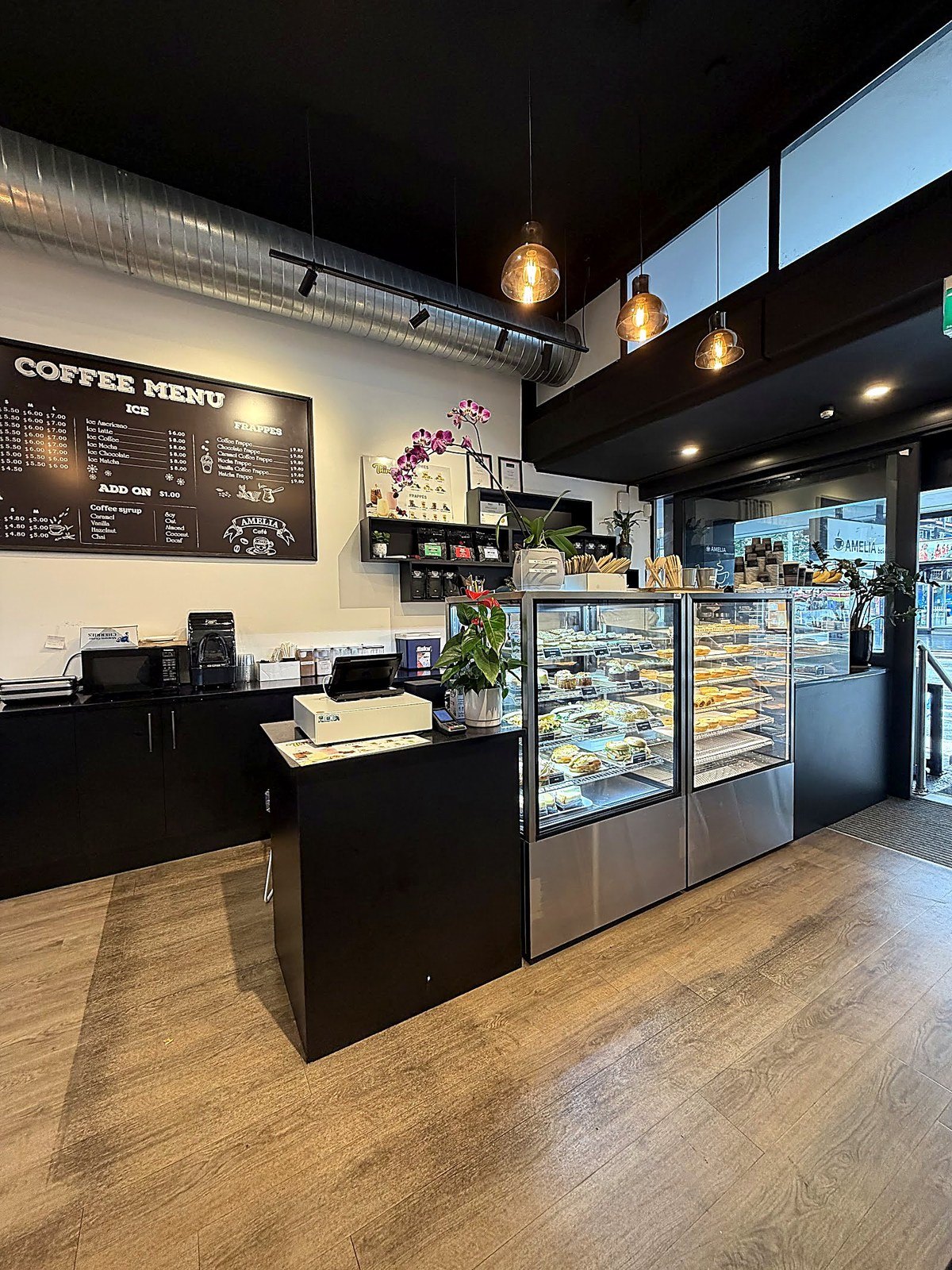 Amelia Bakery and Cafe interior on Victoria Street West Auckland CBD